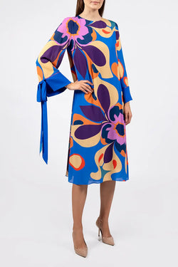 Borgo de Nor | Seraphina Crepe Midi Dress, alternative view