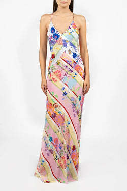 Borgo de Nor | Olive Crepe Maxi Dress