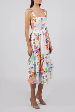 Borgo de Nor | Dani Cotton Midi Dress, alternative view