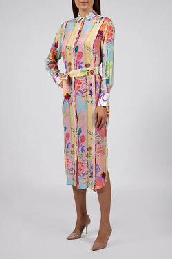 Borgo de Nor | Whitley Crepe Midi Dress, alternative view