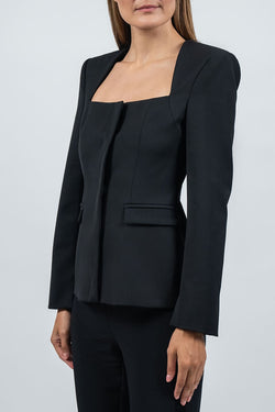 Federica Tosi | Black Corset Jacket, alternative view