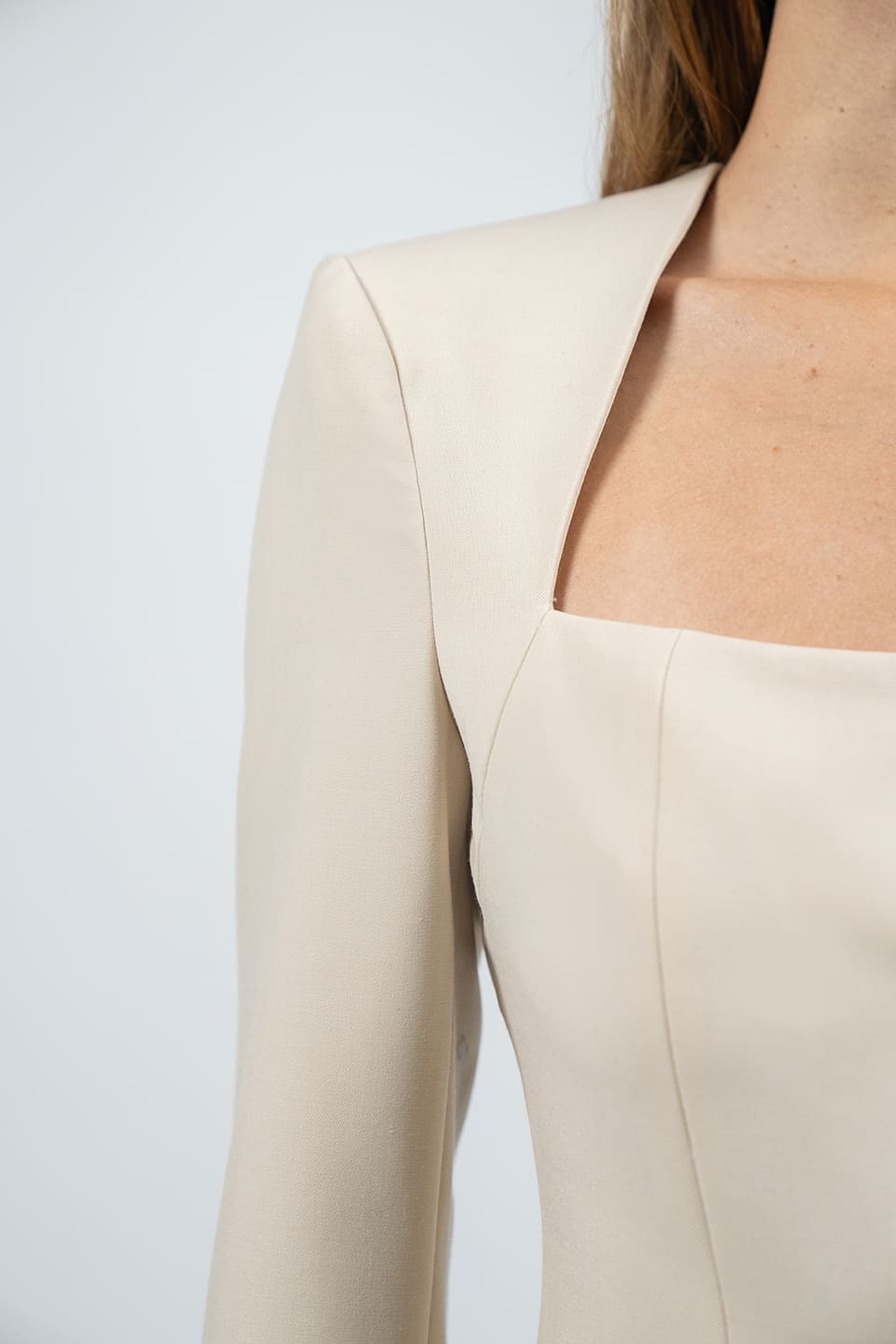 Designer Beige Women long sleeve, shop online with free delivery in UAE. Product gallery 5