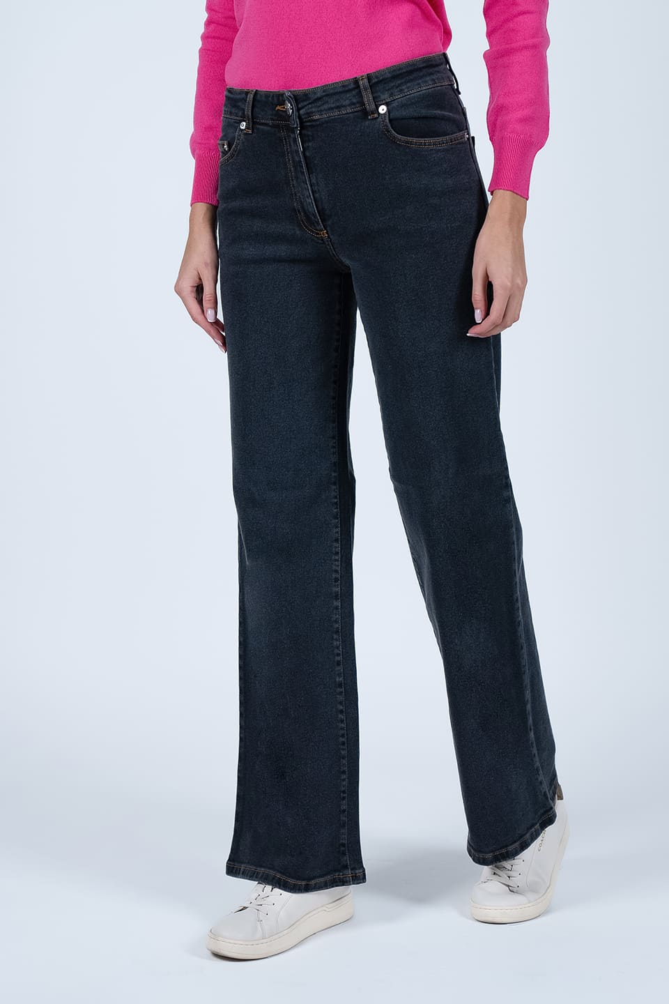 Stretch Denim Nero Jeans