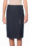 Pencil Midi Skirt with Side Split