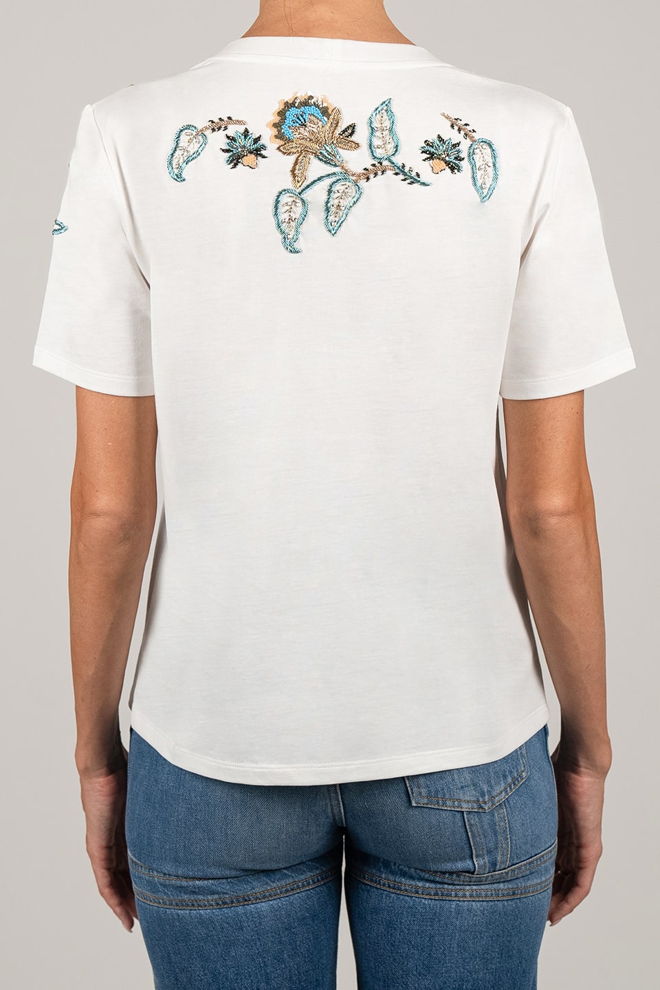 Designer White T-shirt, shop online with free delivery in Dubai. Product gallery 3