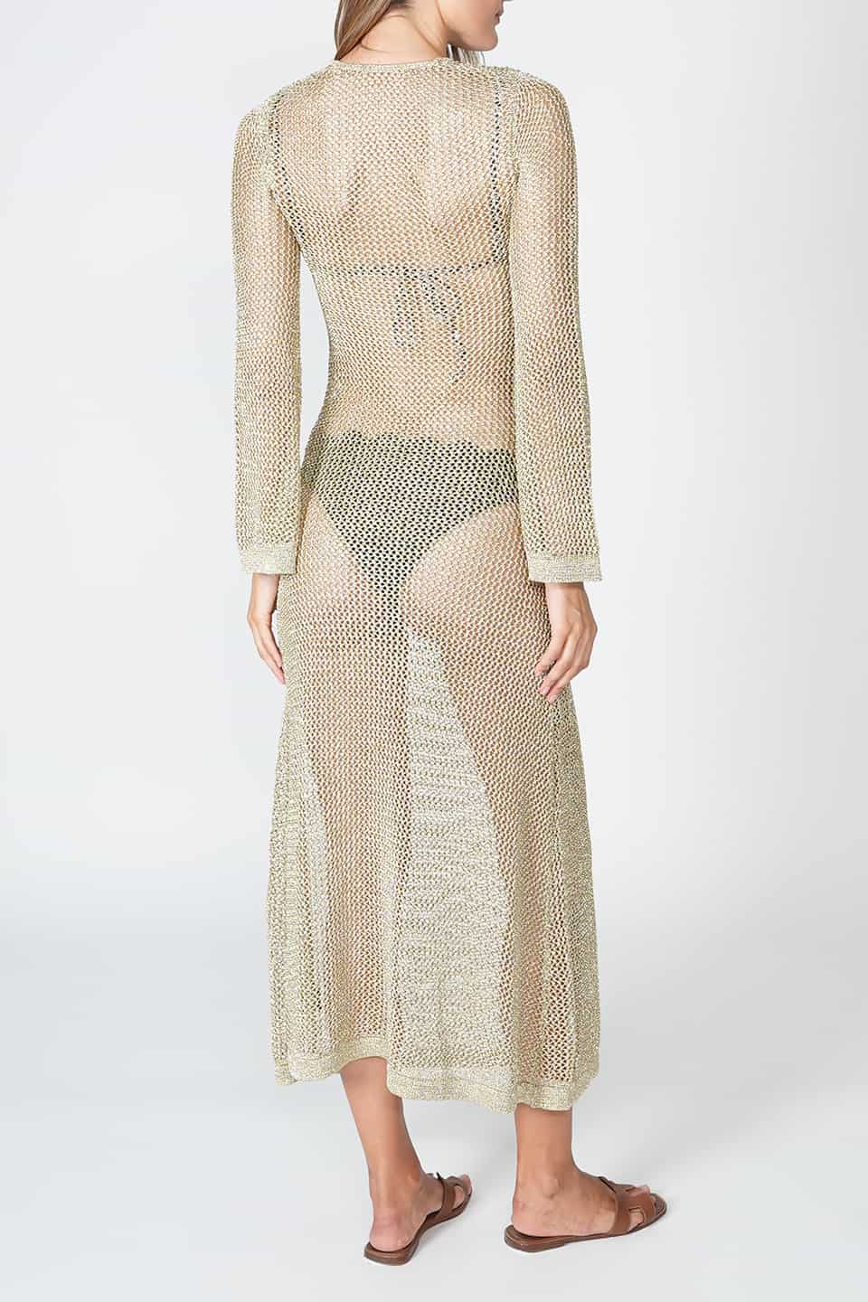 Designer Gold Beach dresses, shop online with free delivery in UAE. Product gallery 6