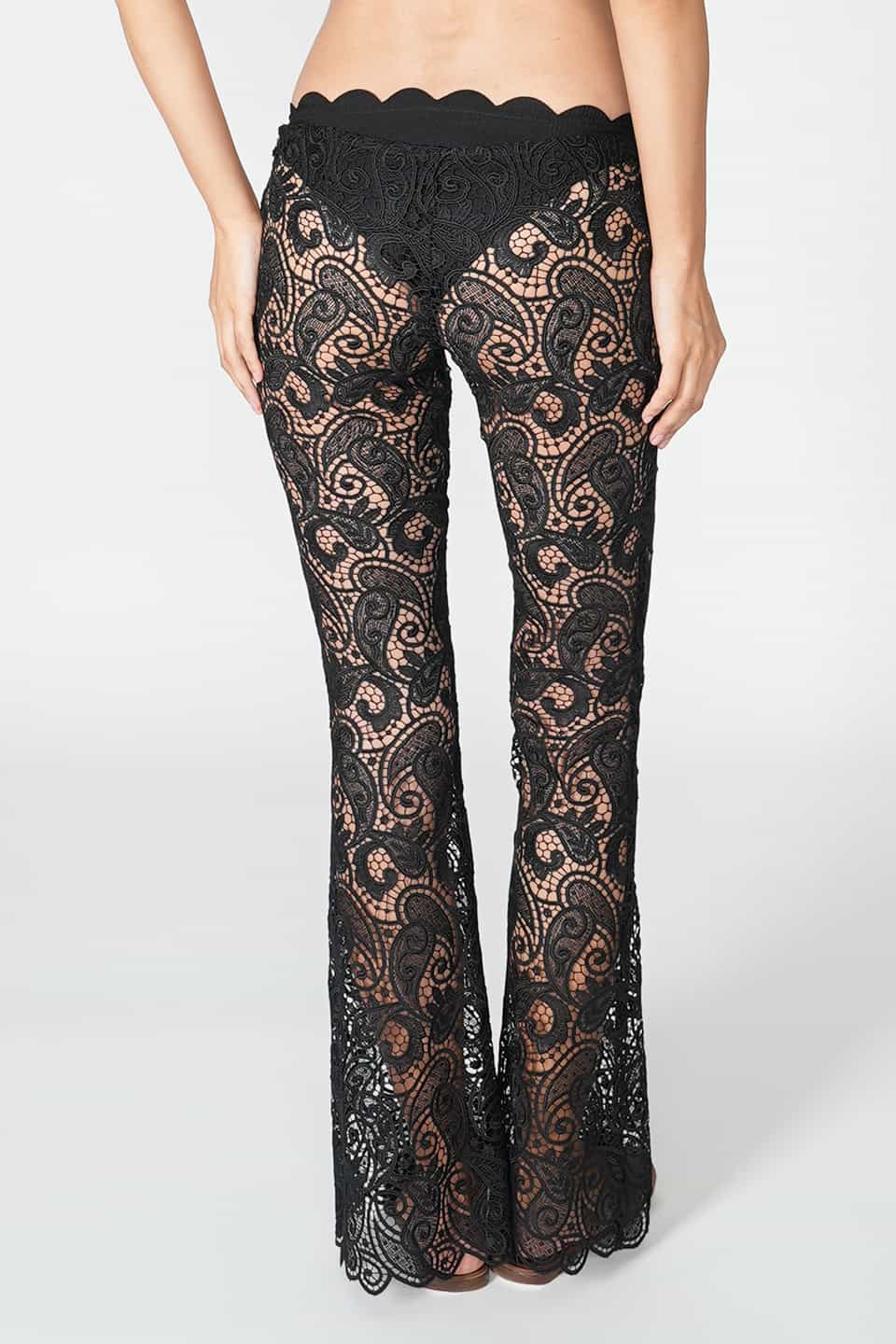 Designer Black Women pants, shop online with free delivery in UAE. Product gallery 6