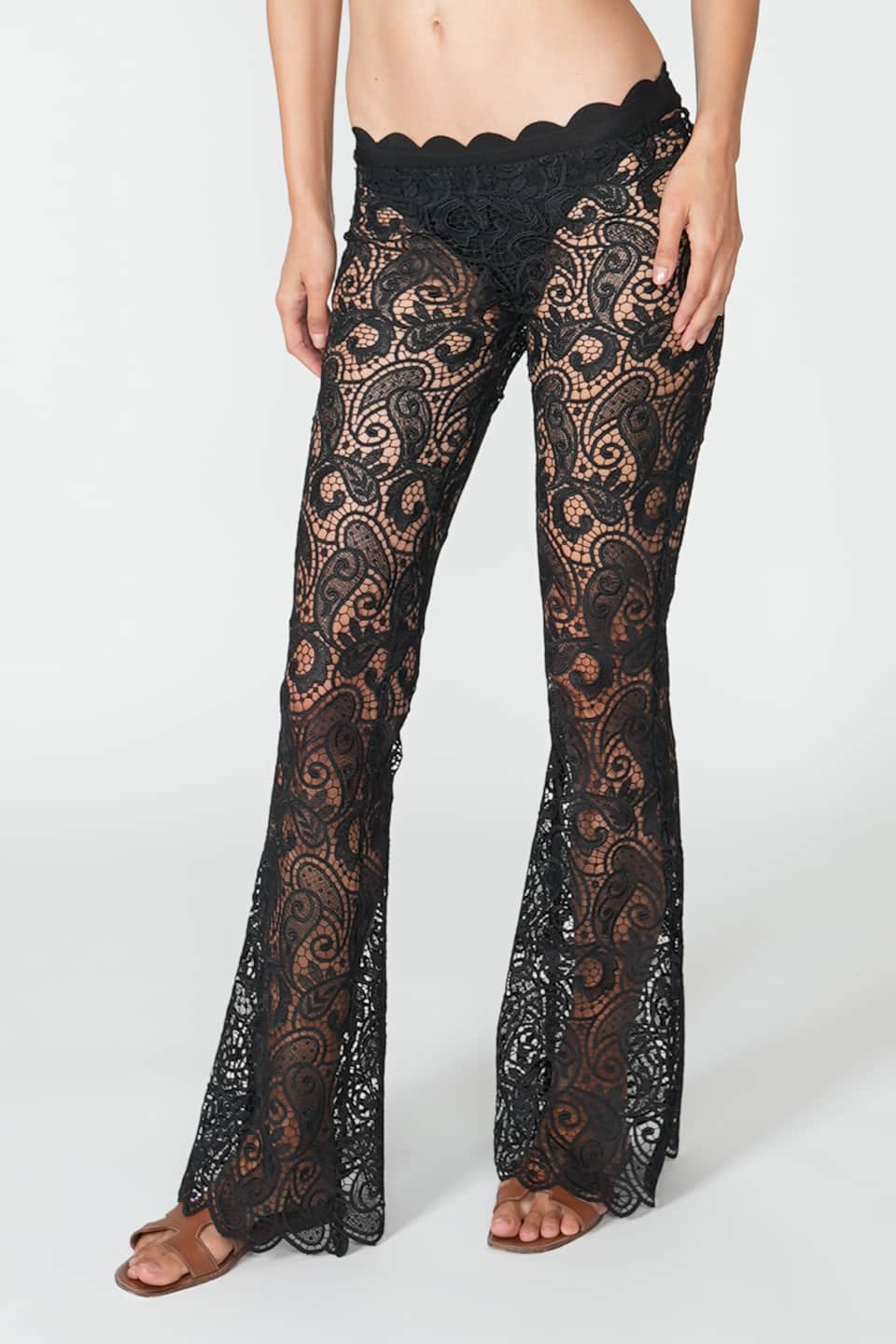 Designer Black Women pants, shop online with free delivery in UAE. Product gallery 4