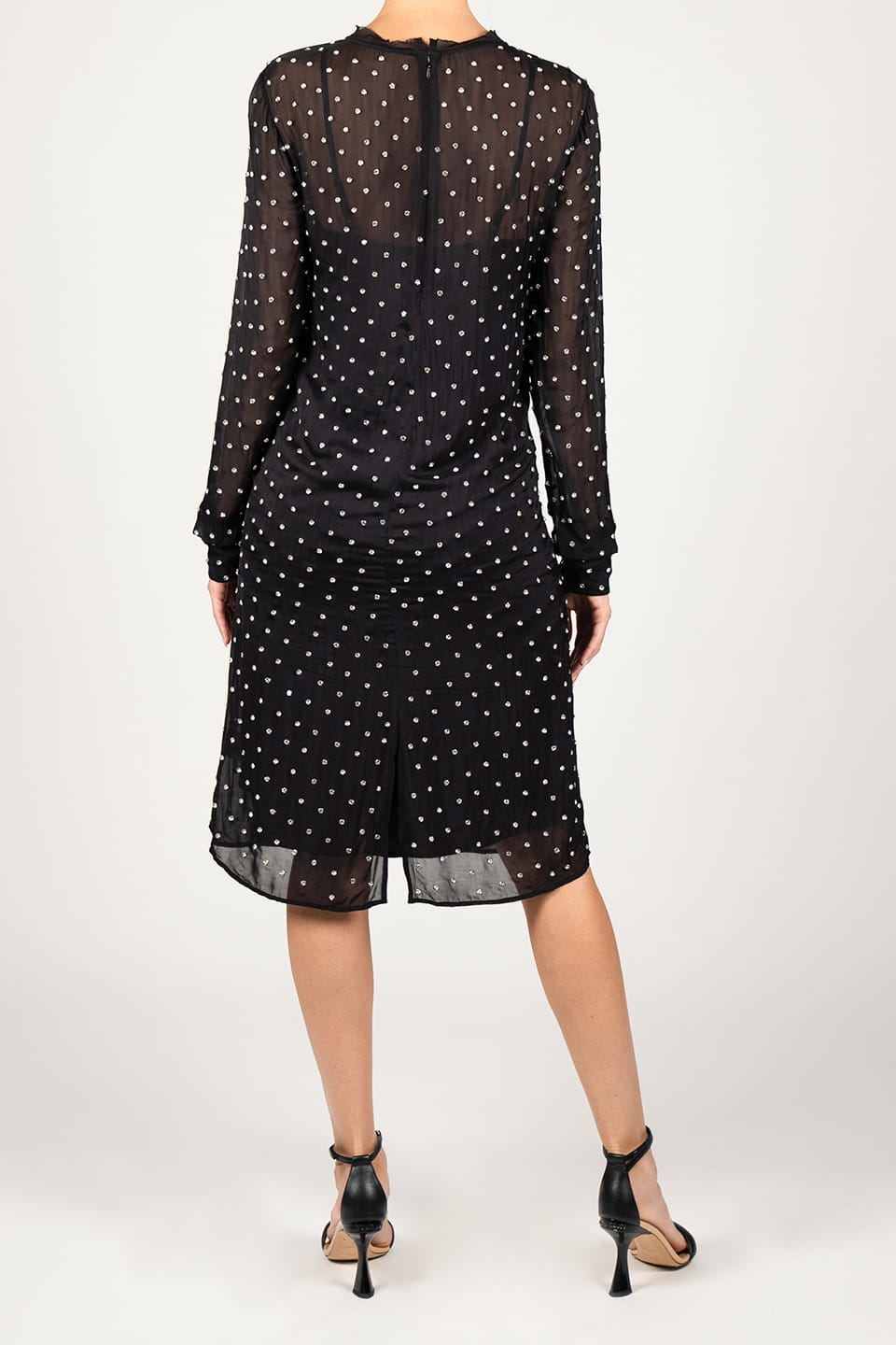 Designer Black Midi dresses, shop online with free delivery in UAE. Product gallery 4