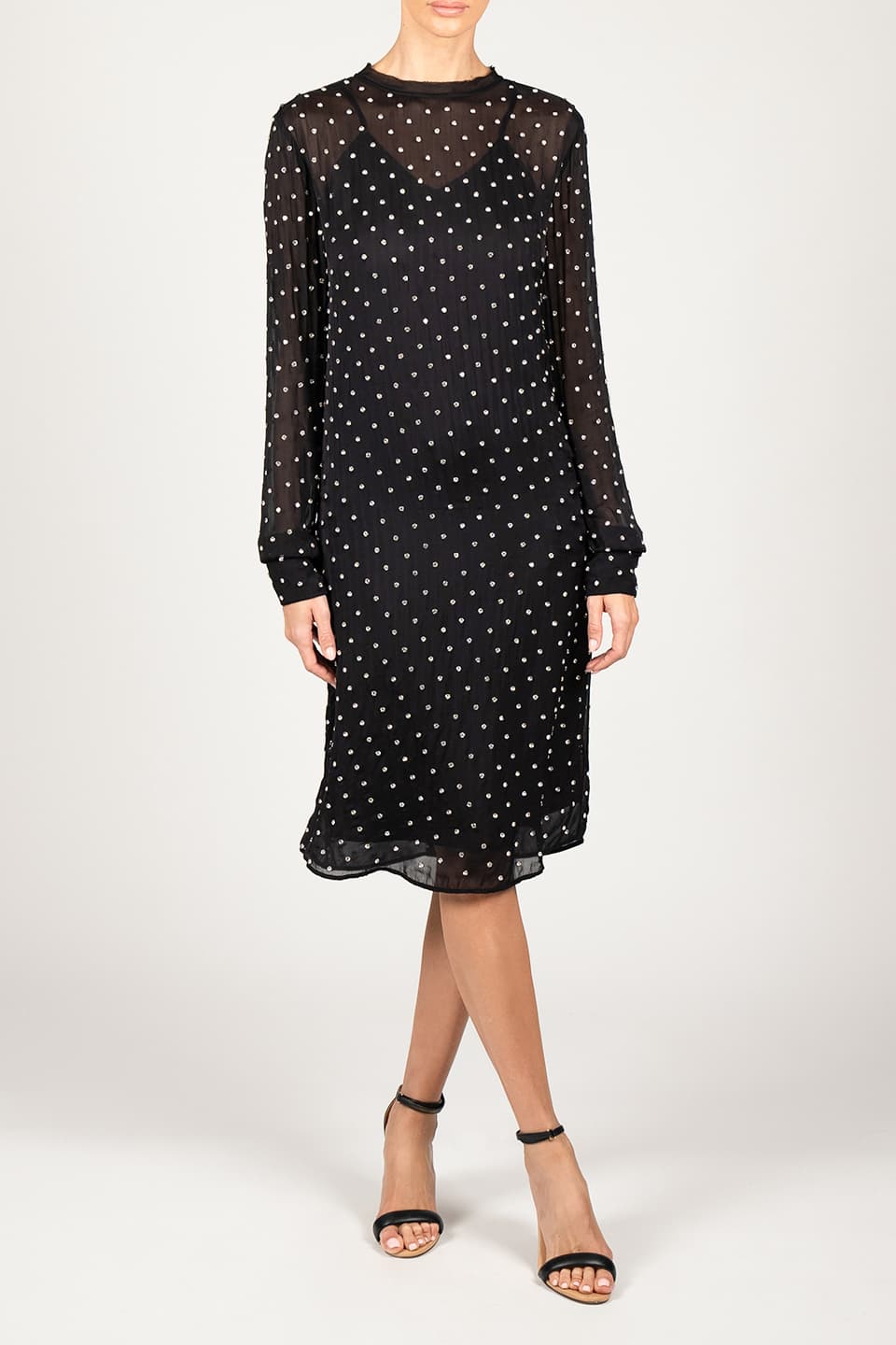 Designer Black Midi dresses, shop online with free delivery in Dubai. Product gallery 3