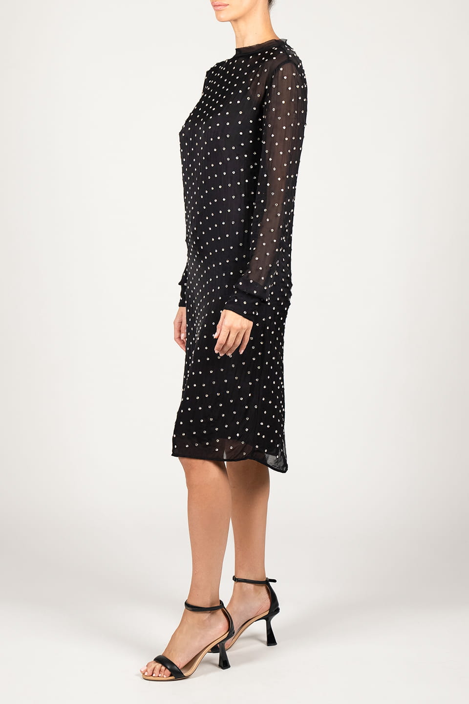 Designer Black Midi dresses, shop online with free delivery in UAE. Product gallery 2