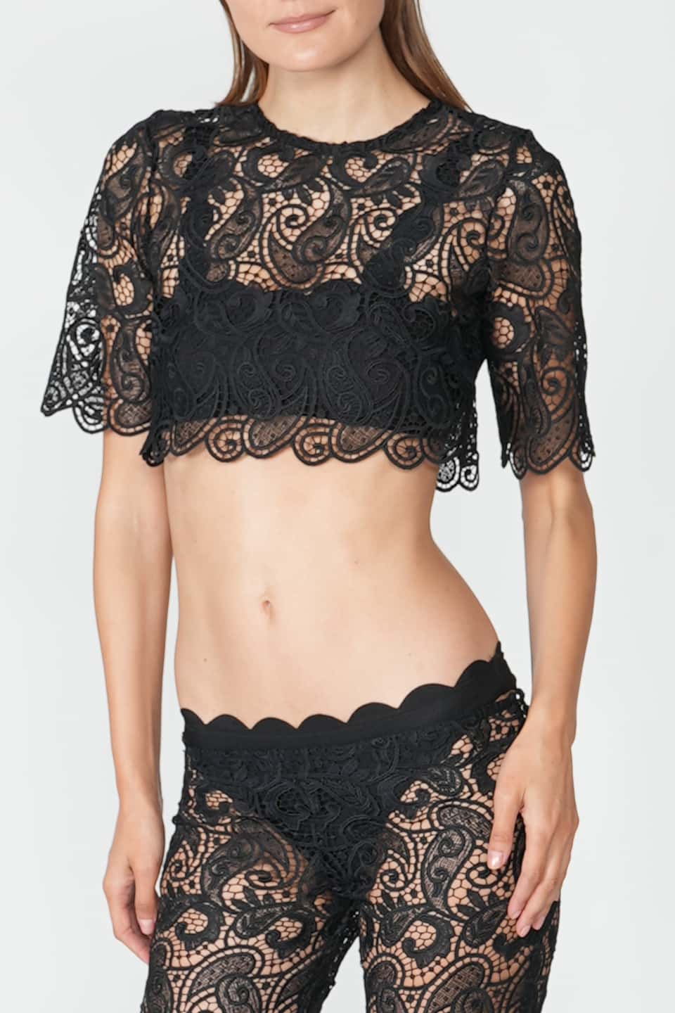 Designer Black Women short sleeve, shop online with free delivery in UAE. Product gallery 4