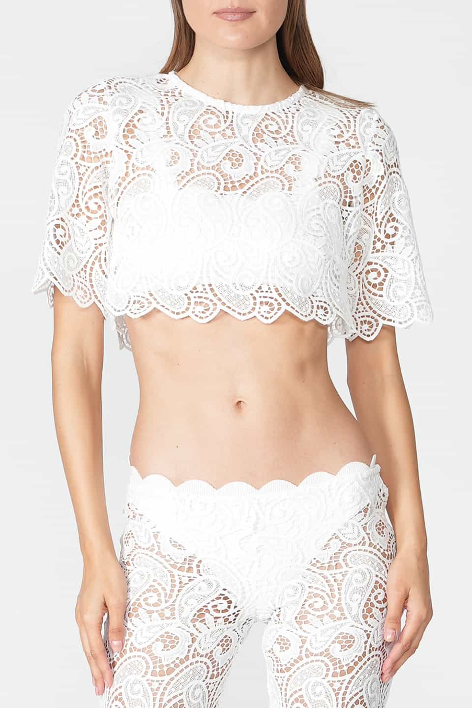 Shop online trendy White Women short sleeve from Dodo Bar Or Fashion designer. Product gallery 1