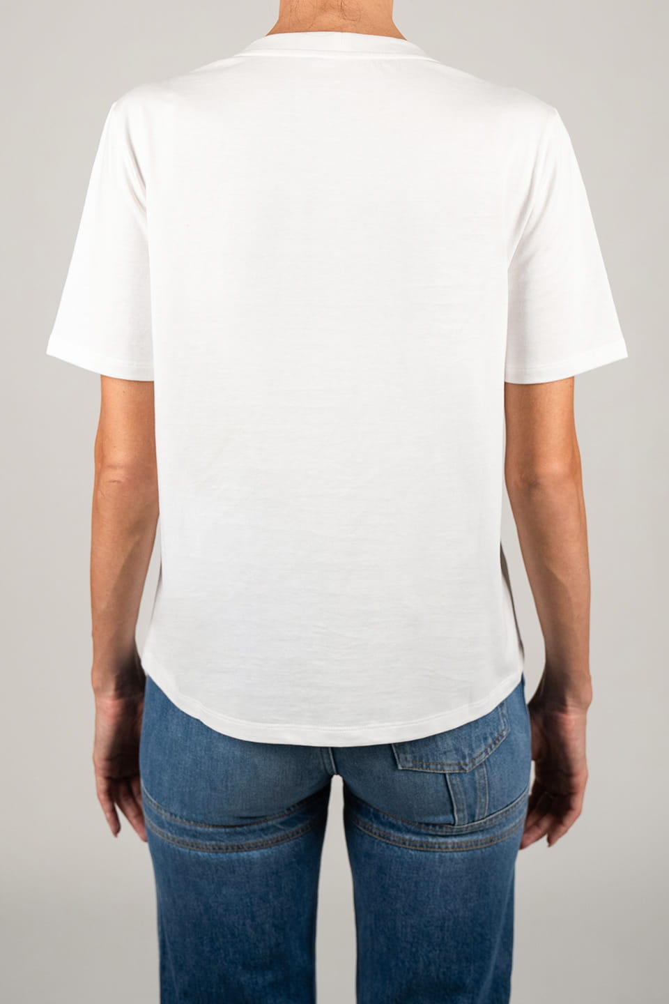 Designer White T-shirt, shop online with free delivery in Dubai. Product gallery 3