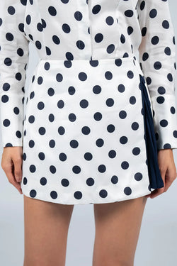 Vivetta | White Mini Pleated Skirt