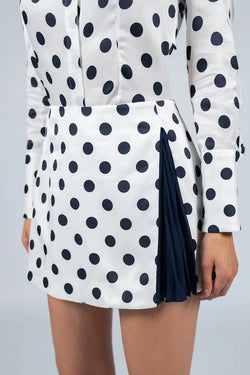 Vivetta | White Mini Pleated Skirt, alternative view
