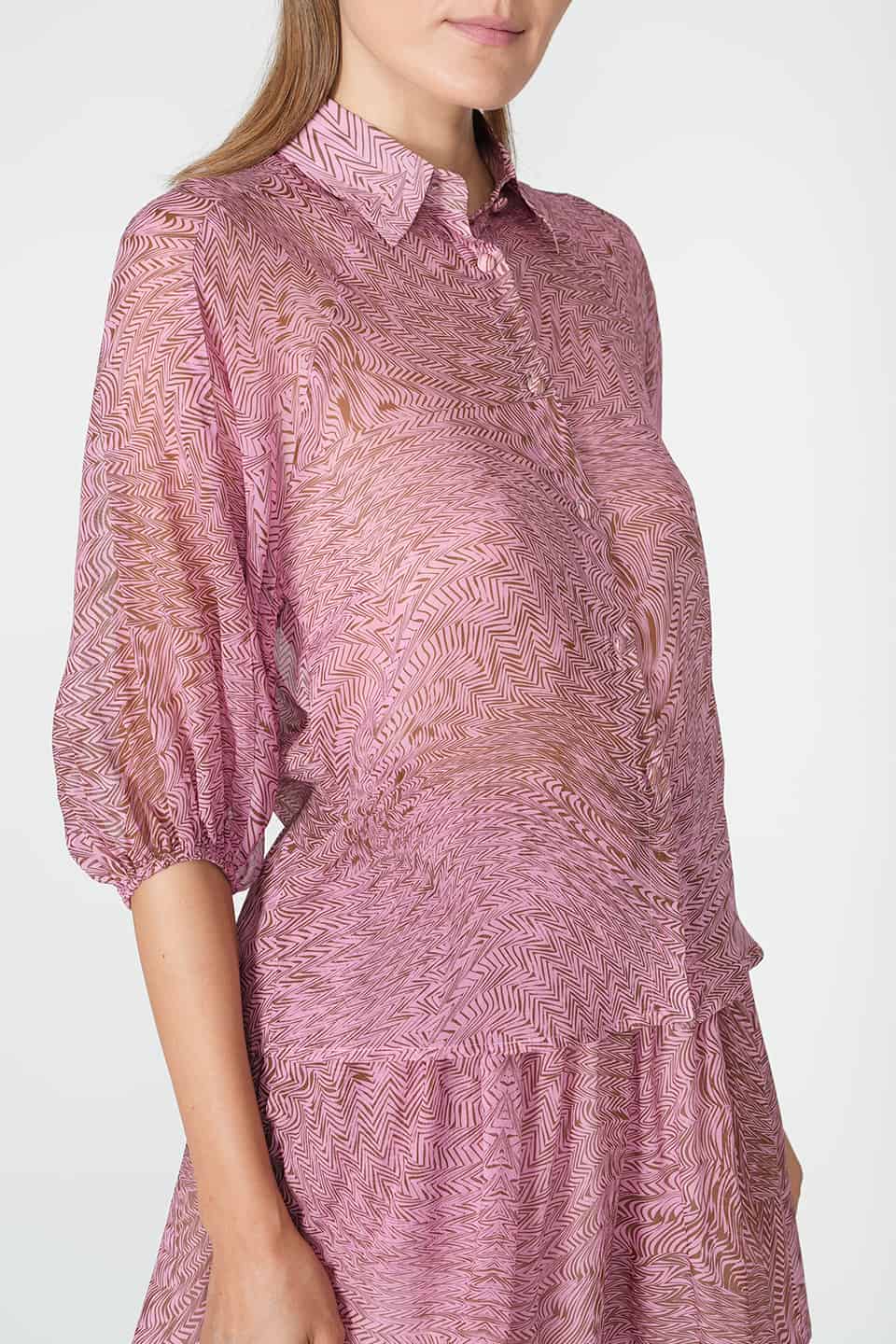 Designer Pink Women short sleeve, shop online with free delivery in Dubai. Product gallery 3