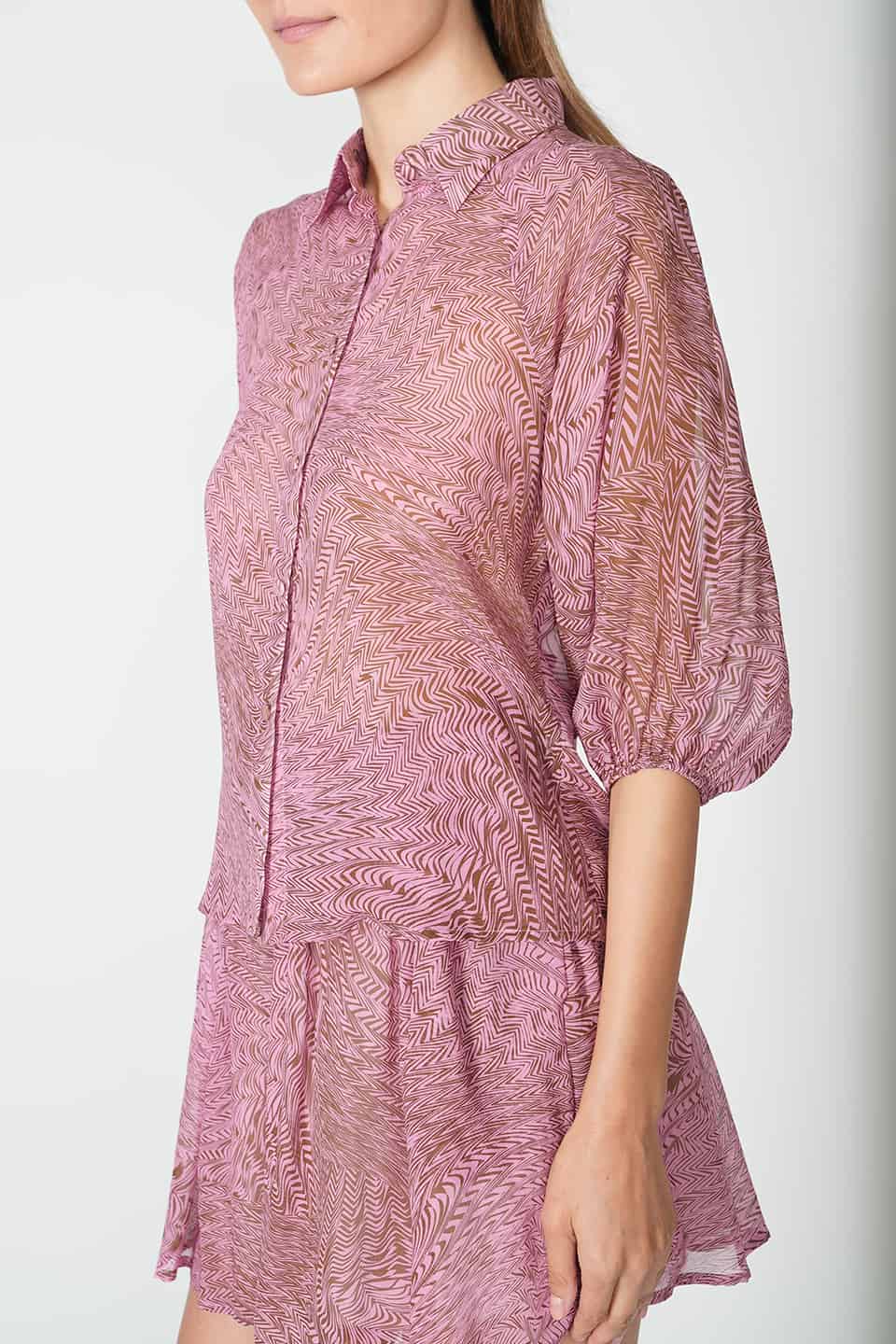 Designer Pink Women short sleeve, shop online with free delivery in UAE. Product gallery 2