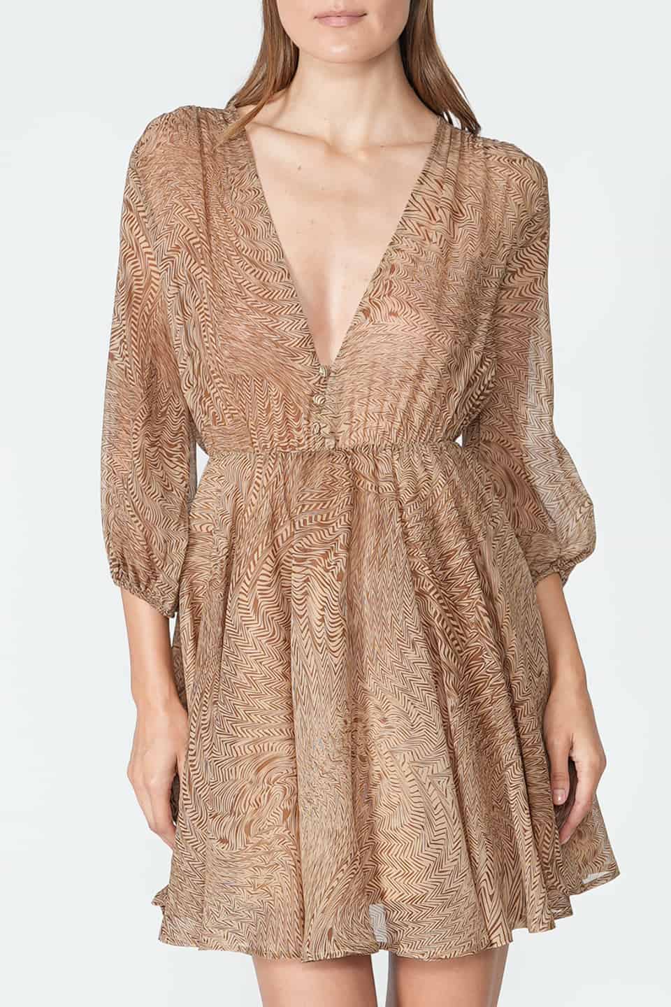 Designer Chocolate Mini dresses, shop online with free delivery in UAE. Product gallery 4