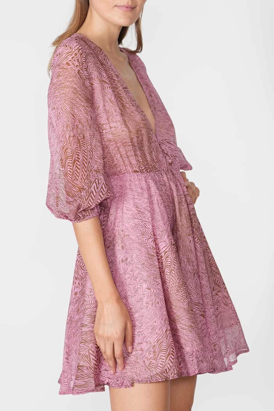 Designer Pink Mini dresses, shop online with free delivery in UAE. Product gallery 5
