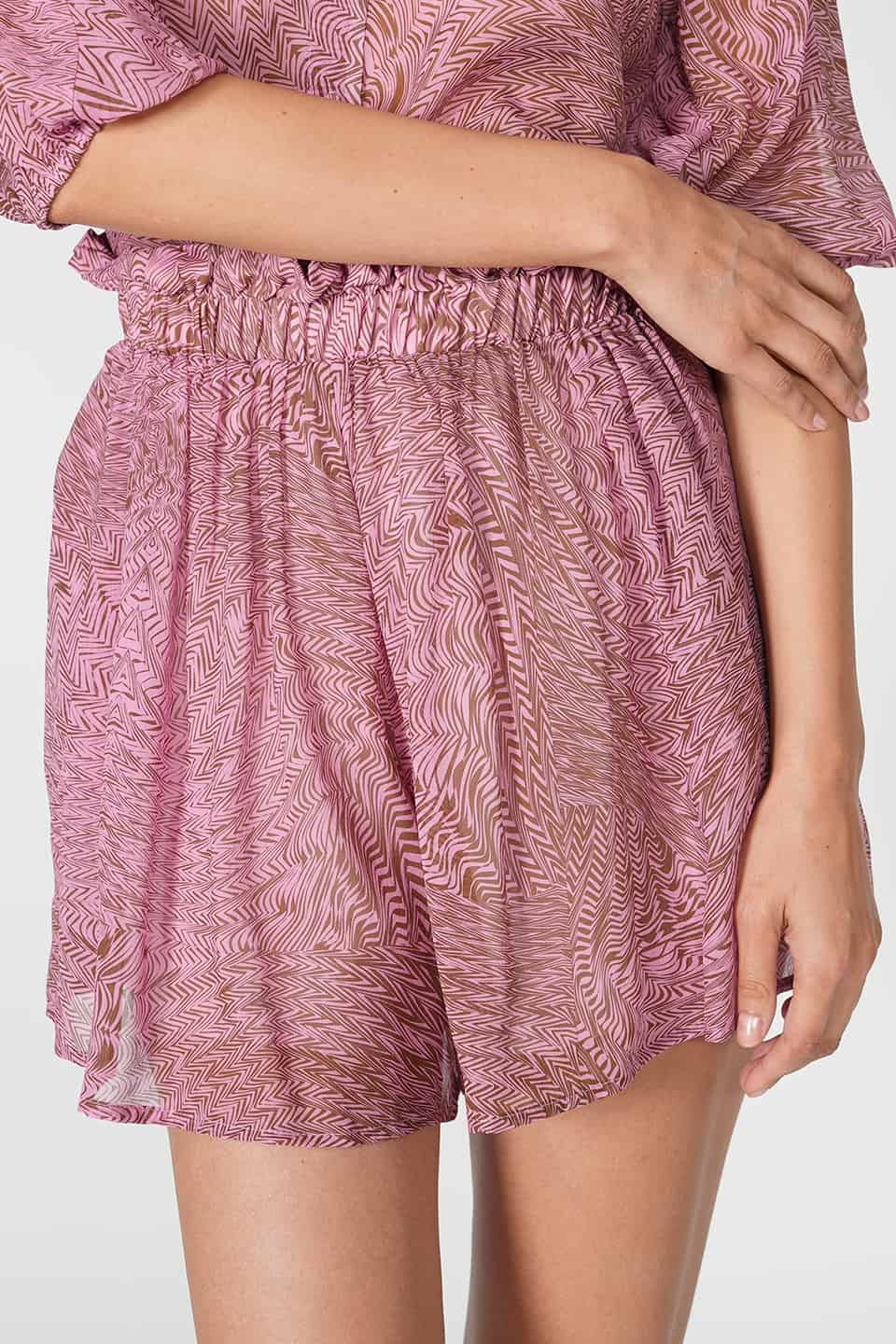 Designer Pink Women shorts, shop online with free delivery in UAE. Product gallery 5