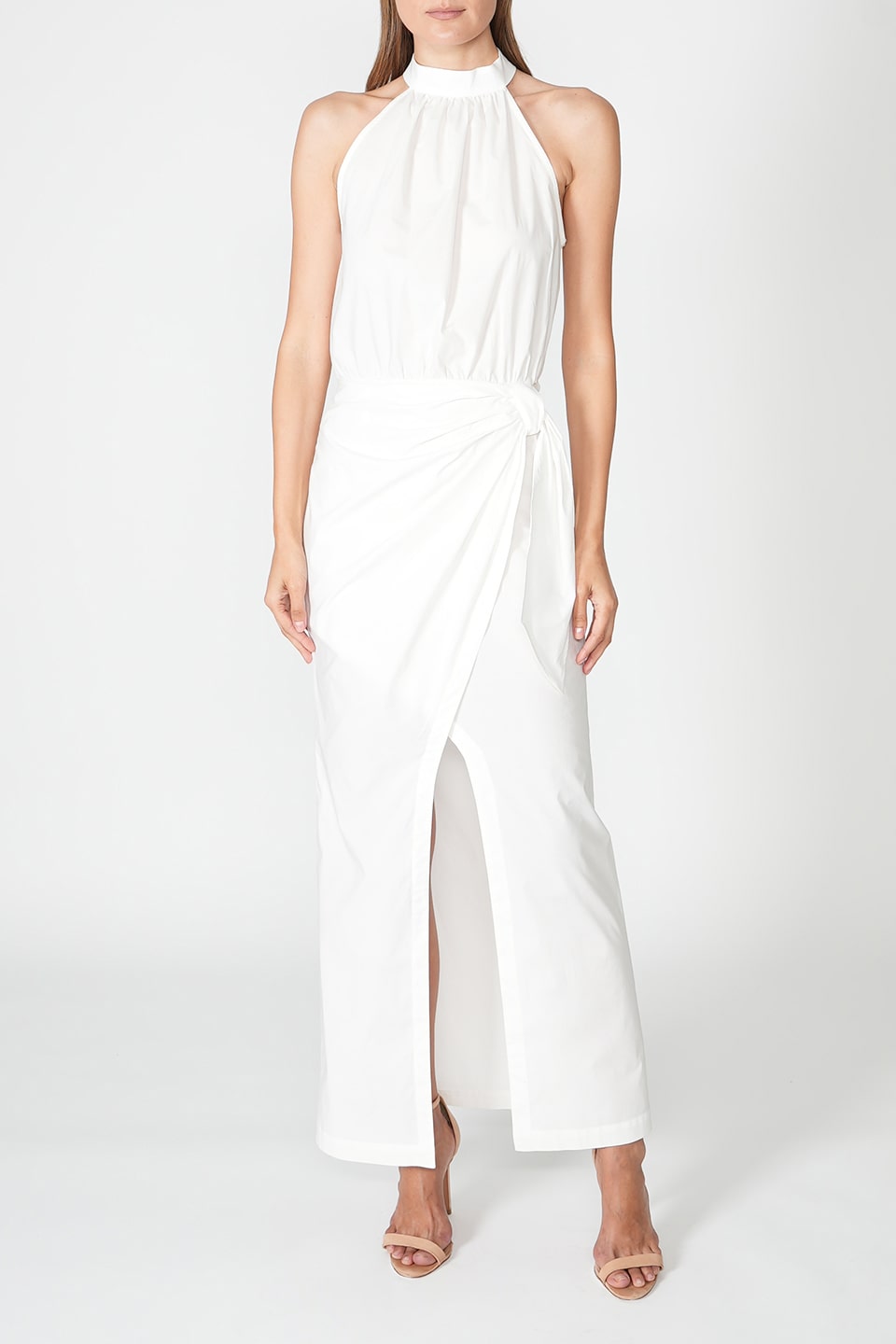 Designer White Midi dresses, shop online with free delivery in Dubai. Product gallery 3