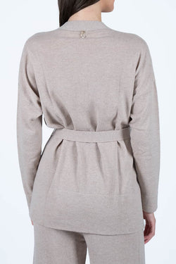 Vivetta | Belted Dune Cashmere Cardigan, alternative view