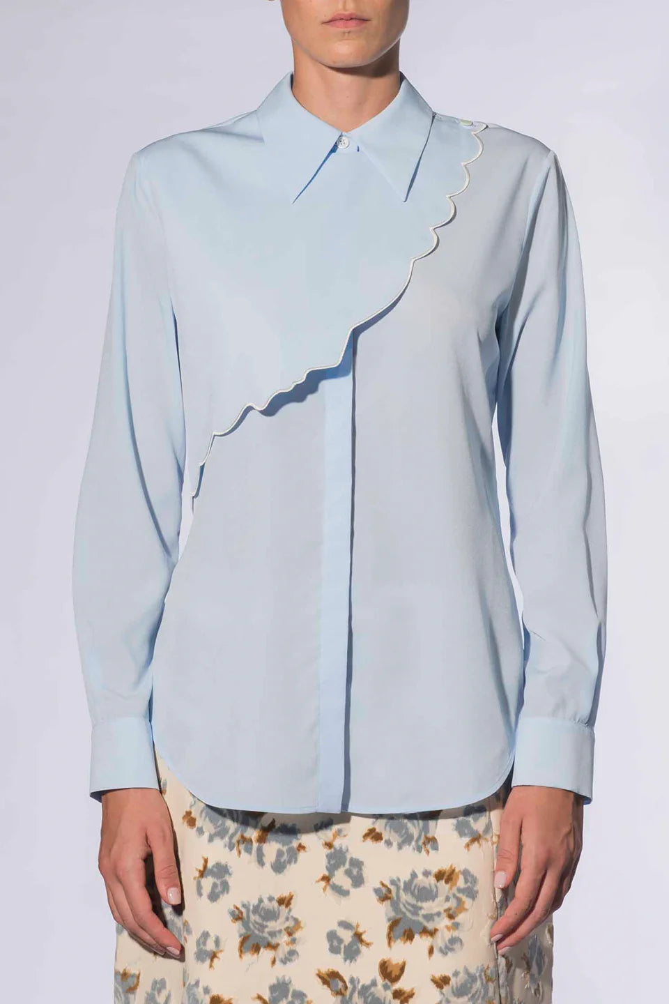 Shop online trendy Blue Women long sleeve from Vivetta Fashion designer. Product gallery 1