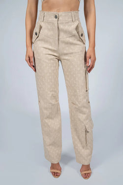 Federica Tosi | Beige Cargo Pants