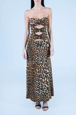 Dodo Bar Or | Kri Dress Leopard Print