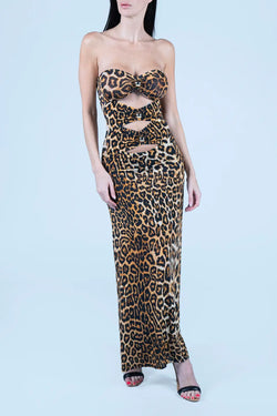 Dodo Bar Or | Kri Dress Leopard Print, alternative view