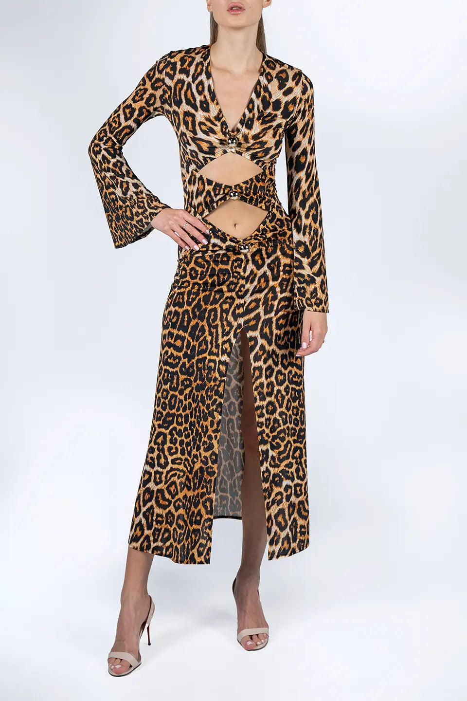 Shop online trendy Multicolor Midi dresses from Dodo Bar Or Fashion designer. Product gallery 1