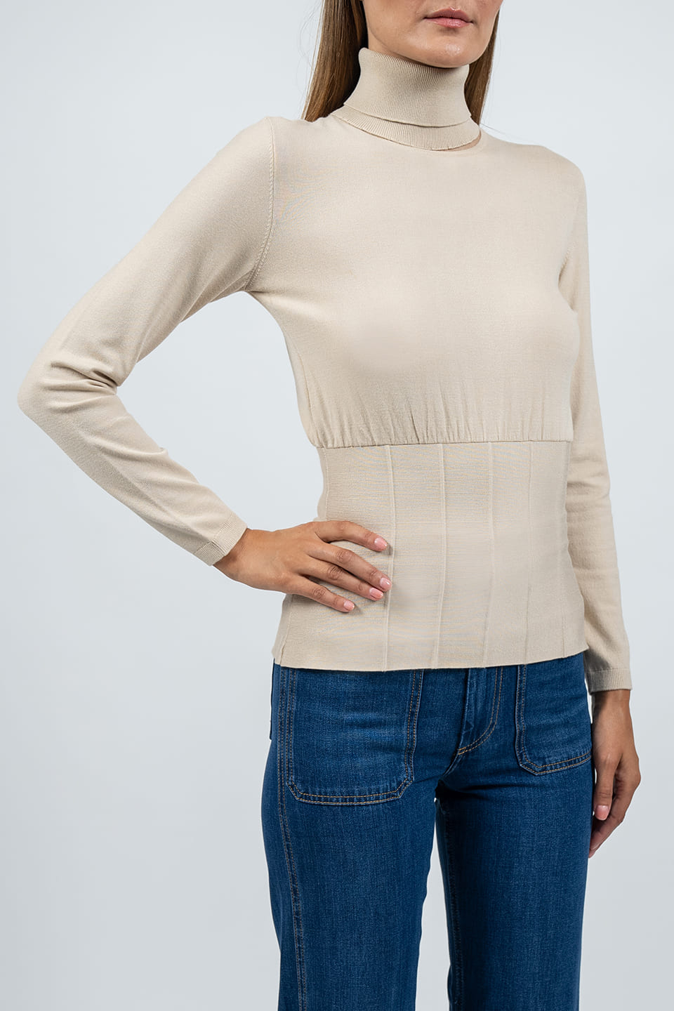 Designer Beige Women long sleeve, shop online with free delivery in UAE. Product gallery 2