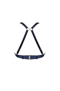 Bordelle | Mari Soft Cup Bra Navy Blue, alternative view