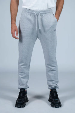 MC2 Saint Barth | Bolt Cotton Fleece Long Pants Gray