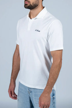 MC2 Saint Barth | Brighton Cotton Polo Shirt White, alternative view