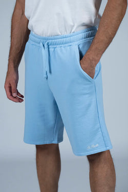 MC2 Saint Barth | Randle Cotton Shorts Light Blue, alternative view