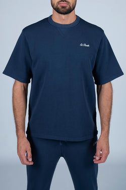 MC2 Saint Barth | Kolohe Cotton T-Shirt Navy Blue