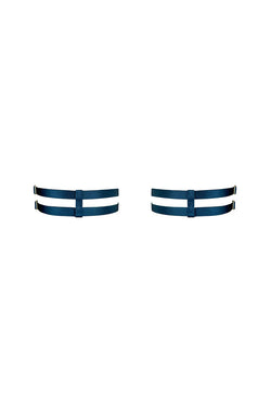 Bordelle | Nara Bondage Garters Teal, alternative view