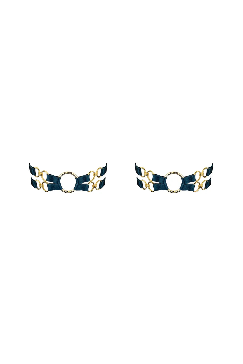 Shop online trendy Blue Lingerie accessories from Bordelle Fashion designer. Product gallery 1