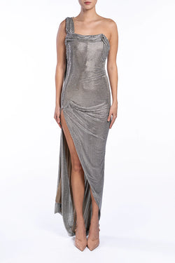 Giuseppe Di Morabito | Crystal Slit Maxi Dress