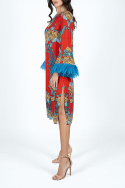 Borgo de Nor | Seraphina Dress Regina Red, alternative view