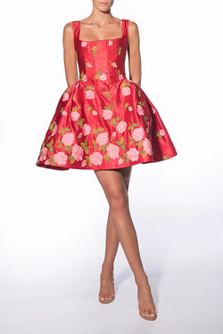 Vivetta | Red Mini Bustier Dress, alternative view