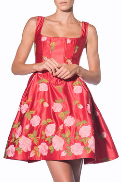 Vivetta | Red Mini Bustier Dress