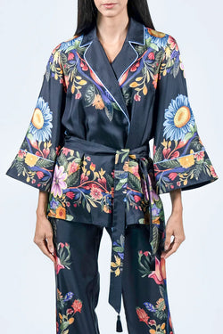 Borgo de Nor | Una Silk Twill Jacket