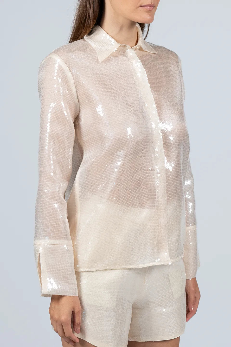 Designer Beige Shirt, shop online with free delivery in Dubai. Product gallery 3
