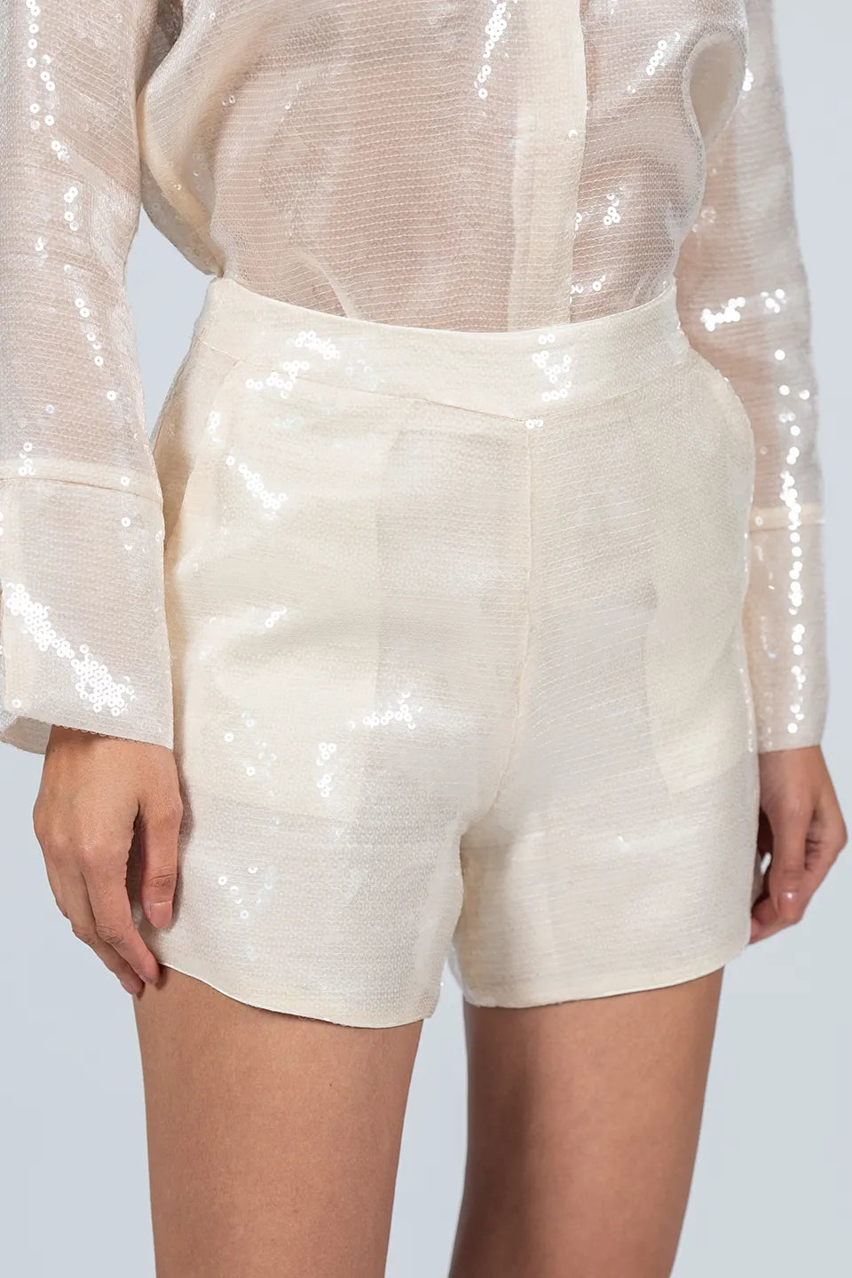 Designer Beige Women shorts, shop online with free delivery in Dubai. Product gallery 3