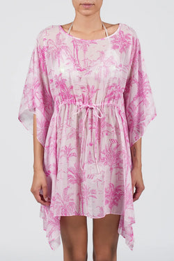 MC2 Saint Barth | Iria Pink Kaftan Dress