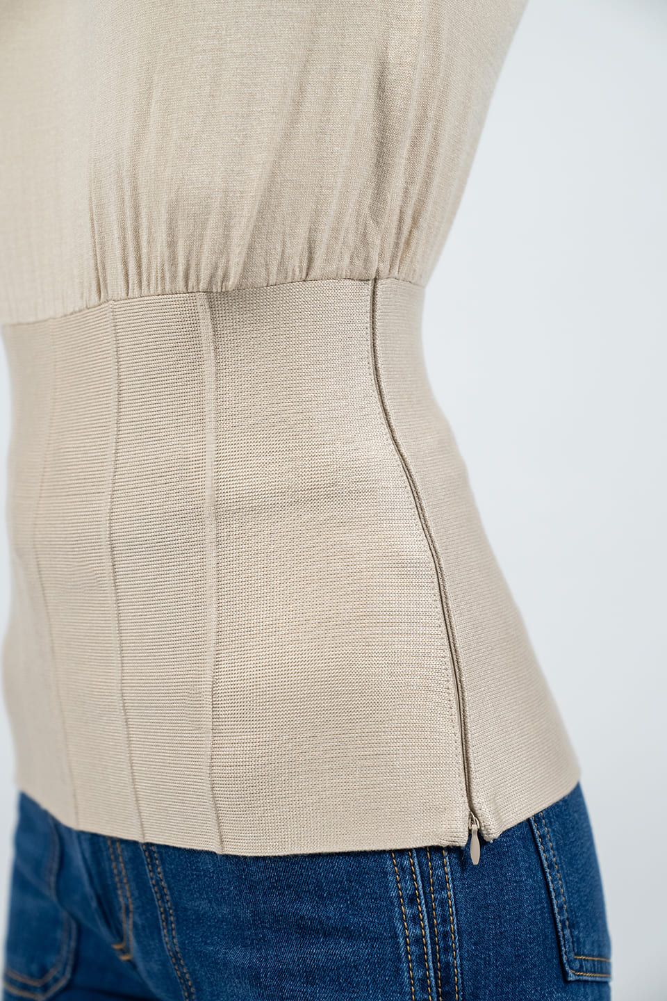 Designer Beige Women short sleeve, shop online with free delivery in UAE. Product gallery 6