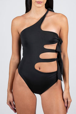 Lavishly Appointed | Zina Black Swimsuit